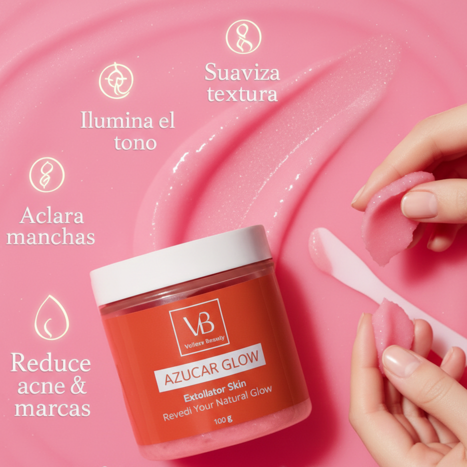 AzucarGlow Blanqueador y Exfoliante Resultados Desde la Primera Semana